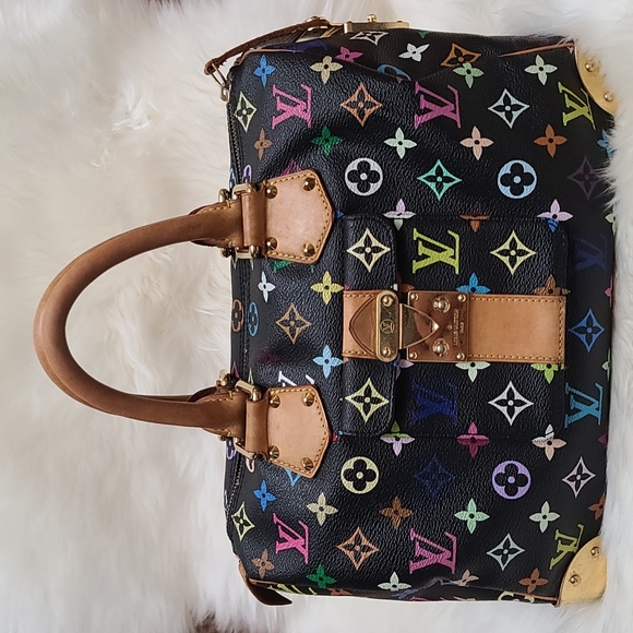 Louis Vuitton - Authenticated Kimono Handbag - Leather Multicolour For Woman, Very Good condition